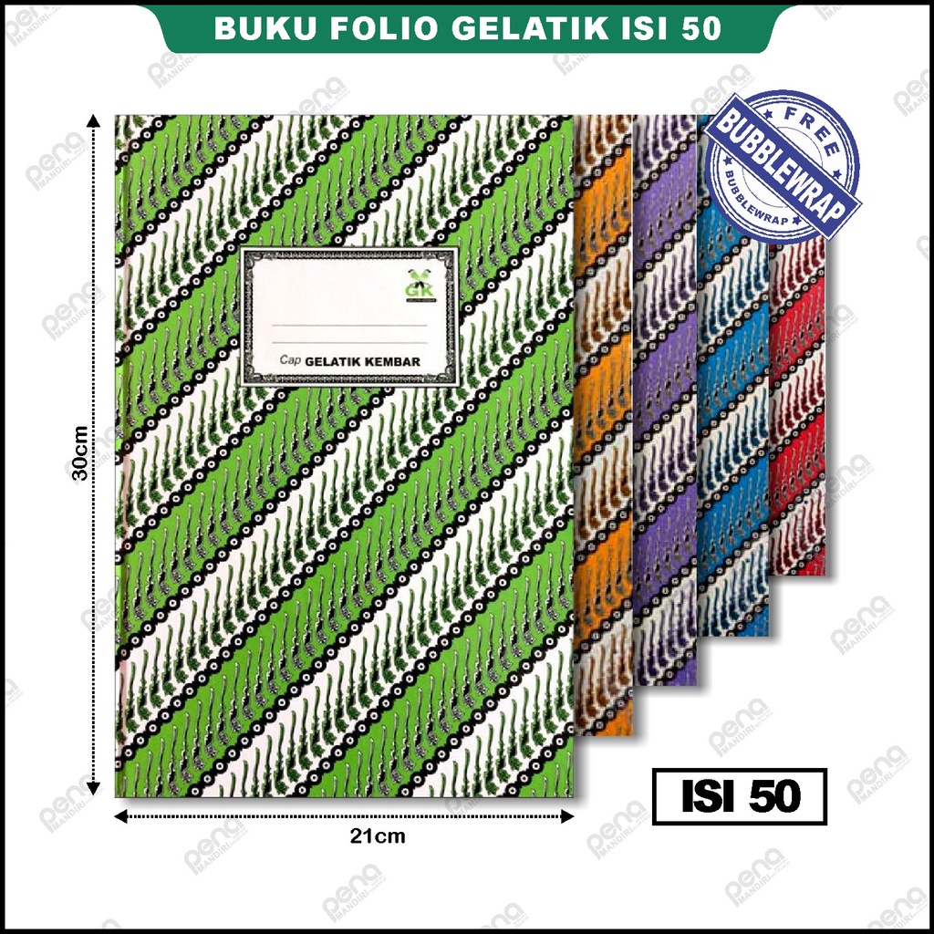 

Buku Batik Besar 50 Gelatik Kembar Folio HC