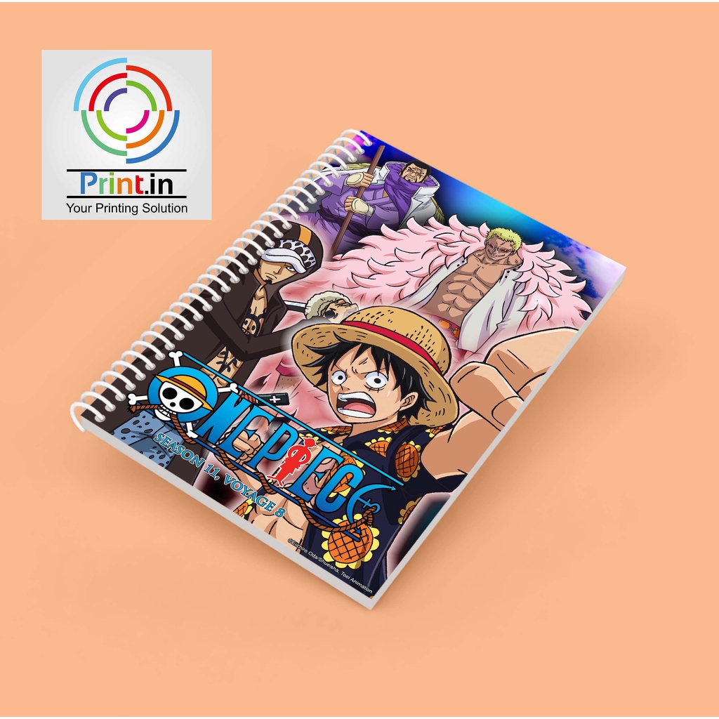 

Notebook Spiral Anime One Piece Arc Dressrosa Hardcover dan Softcover
