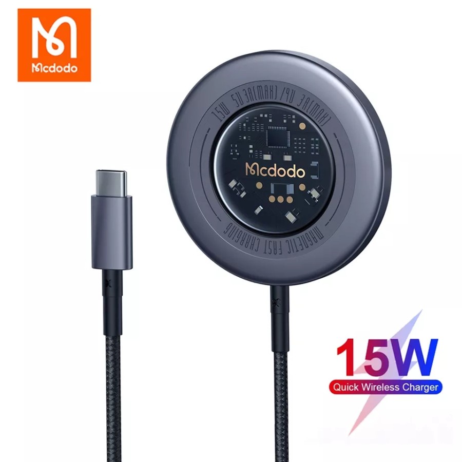 MCDODO Wireless Charging Magnetic 15W Fast Charging FOR IPHONE TERBARU