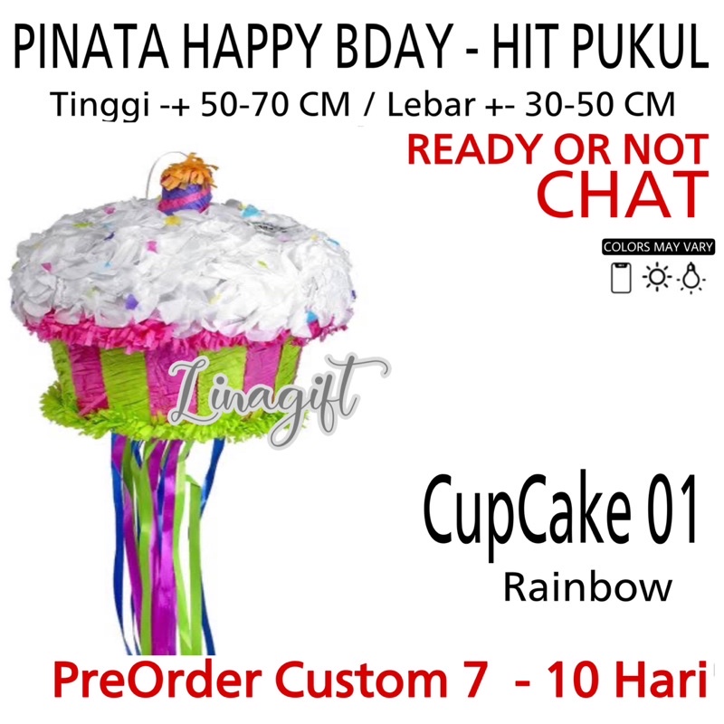 PINATA ULANG TAHUN (UNISEX / NETRAL) PINATA HAPPY BIRTHDAY INSTANT / SAME DAY ONLY