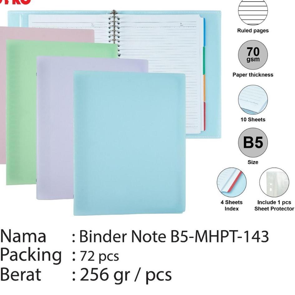 

Potongan Harga Binder Pastel Besar B5 Joyko