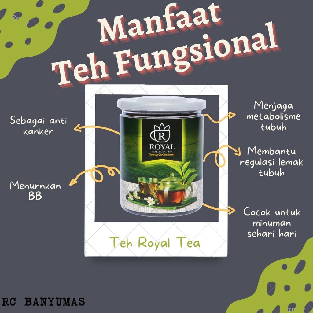 

Royal tea pelangsing original 100% asli teh hijau