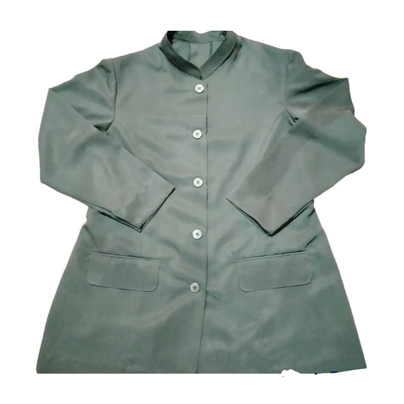 Seragam baju dinas hijau wanita tangan panjang mahkamah agung RI