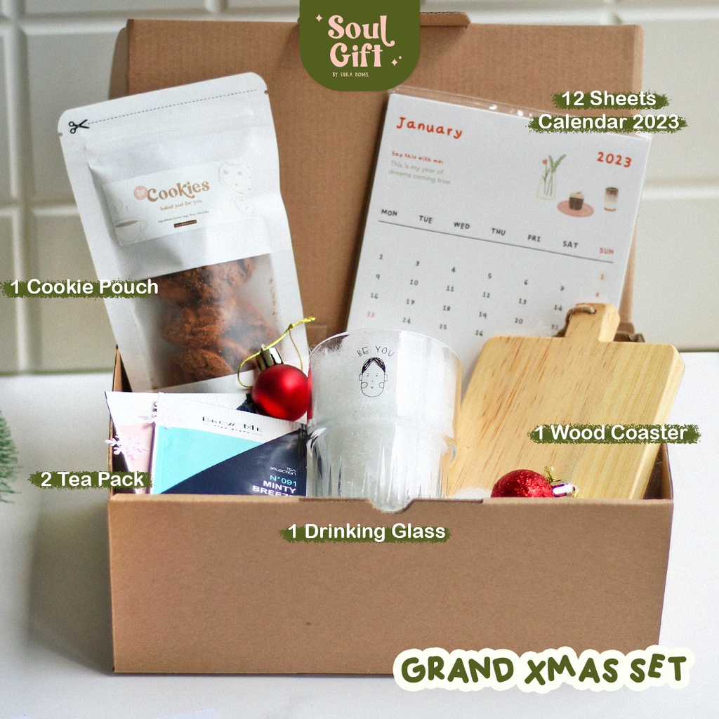 Soul Gift New Year Edition | Holiday Gift Set by Suka Home | Kado Tahun Baru |untuk keluarga teman sahabat | Kado Unik Produktif Kalender 2024