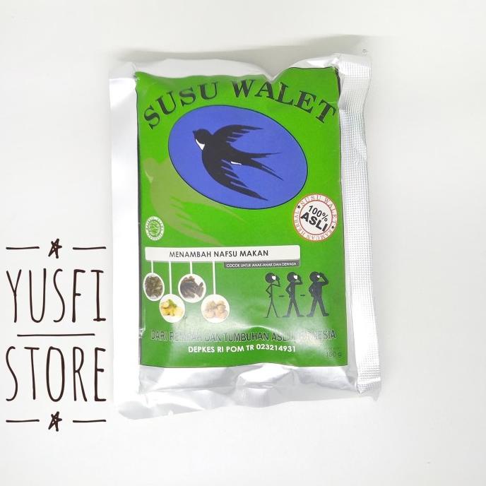 

[BISA COD] Susu Walet 150 gr Penggemuk Badan Alami Gemuk Badan Susu Penggemuk