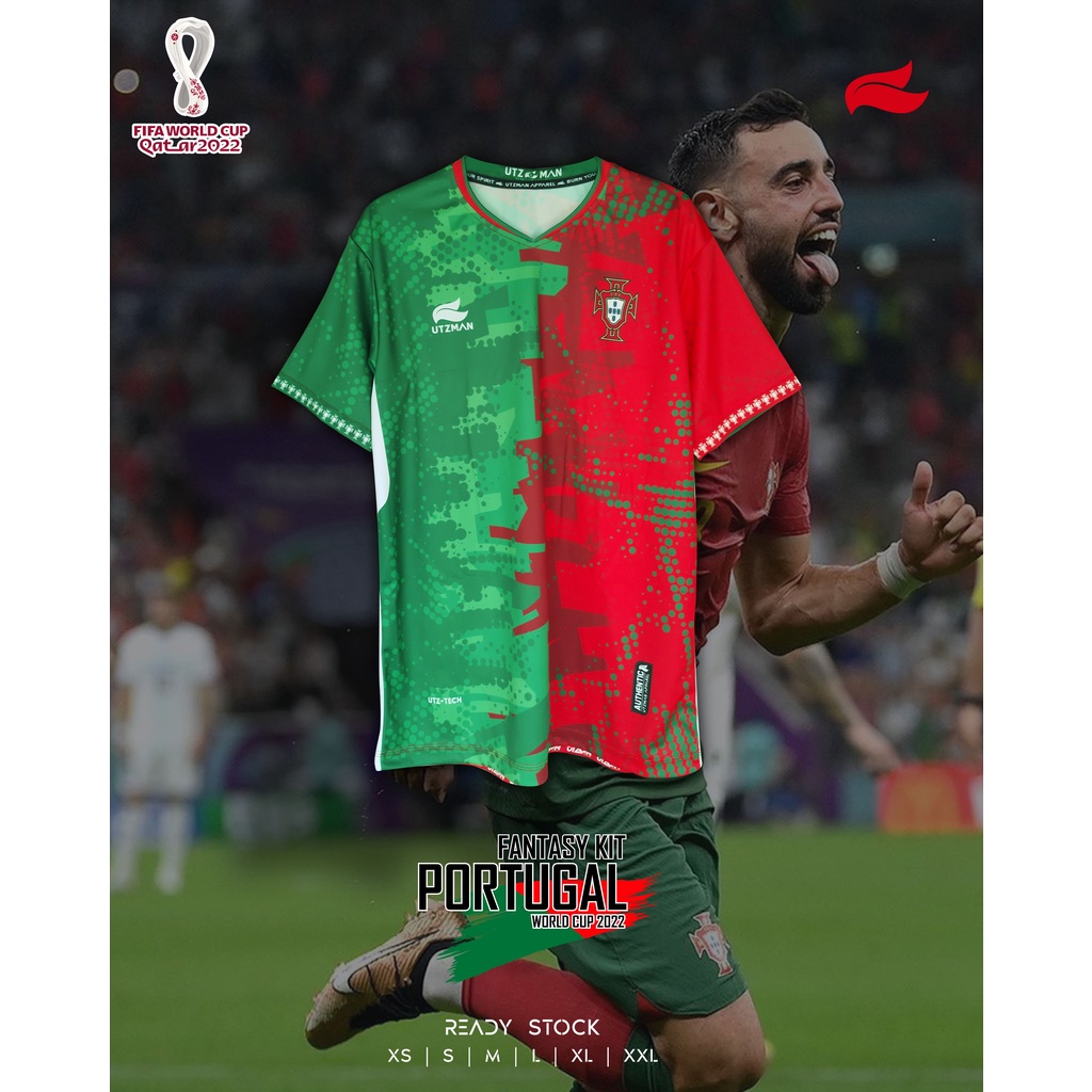 FANTASY KIT PORTUGAL  FIFA WORLD CUP QATAR 2022 - Jersey Portugal Sepak Bola