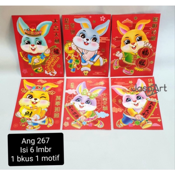 

Unik ANGPAO HONG BAO IMLEK PENDEK SHIO KELINCI RABBIT 2023 - ang267 Murah
