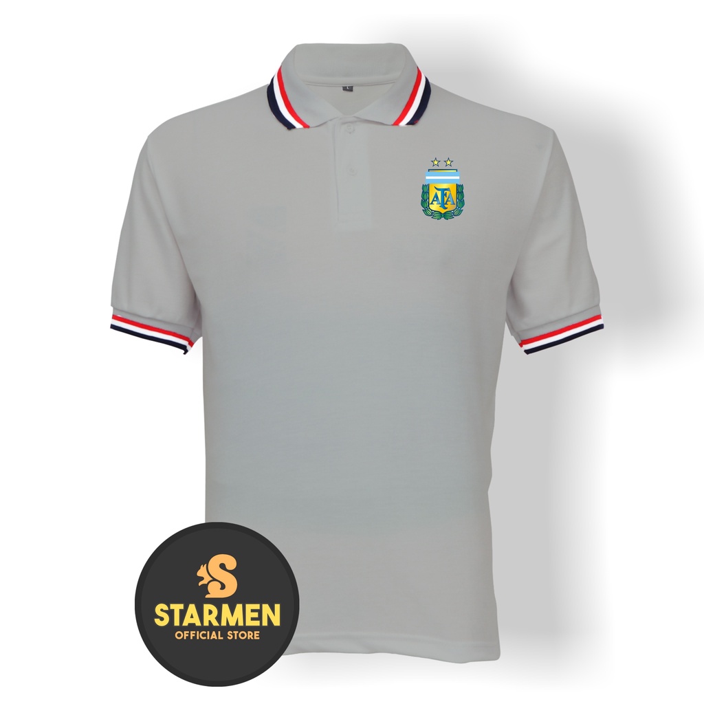 Kaos Polo Shirt Pria Kerah Logo ARGENTINA