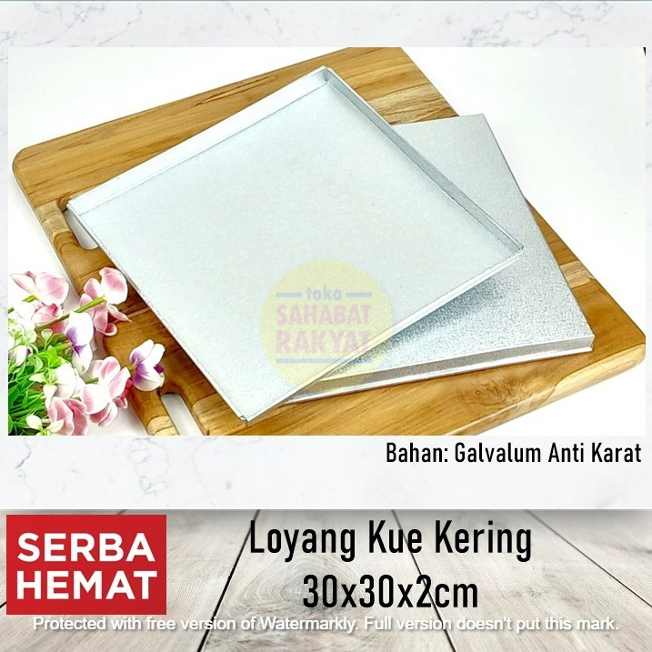 Loyang Kue Kering 30x30x2cm