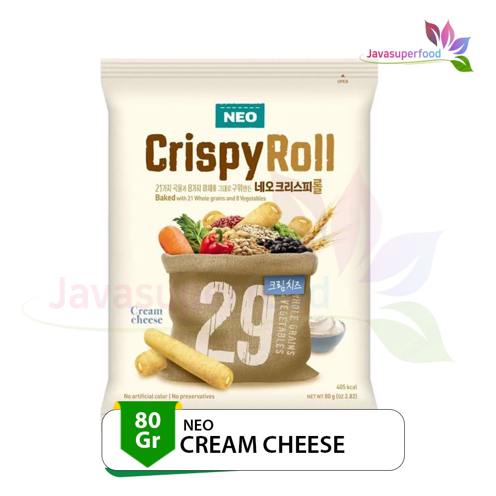 

[PRODUK DISKON] Neo Crispy Roll Cream Cheese 80gr - Korea Healthy Snack