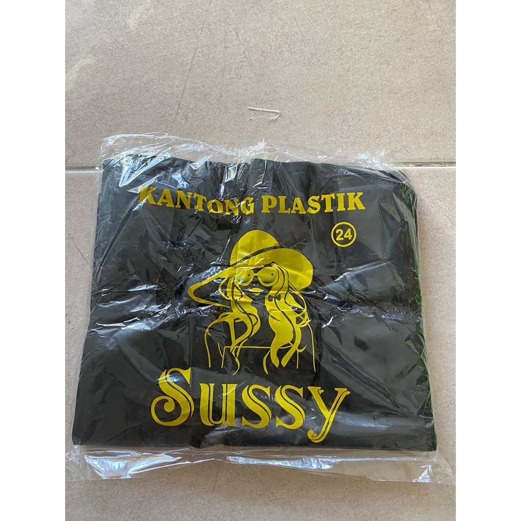 KANTONG PLASTIK KRESEK HD 350 GRAM TEBAL HITAM UKURAN 17 24 28 35 40