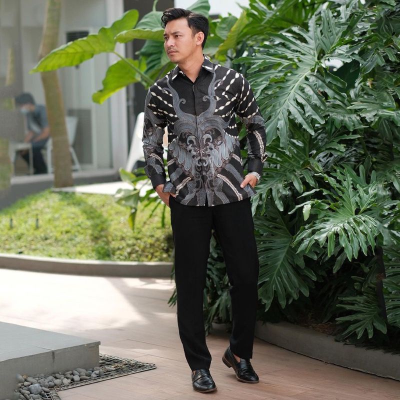 BATIK EXPRESS - BAJU BATIK PRIA LENGAN PANJANG - KEMEJA BATIK KATUN HALUS - KEMEJA KONDANGAN PRIA - KEMEJA KERJA BATIK - KEMEJA M L XL