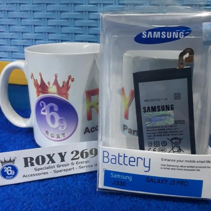 Batre Baterai Samsung J3 Pro Original Ori Battery Batrei Batrai J3pro
