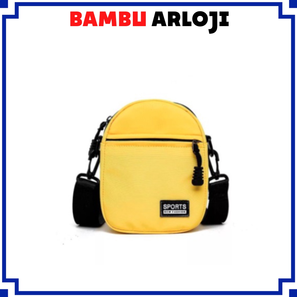 BAJ FEMY- Tas Selempang Wanita Mini Sport Sporty Swag Sling bag Tas Slempang - BE / TF009