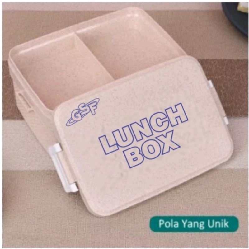 US091 Lunch Box Set Kotak Makan Anak BPA By Toko Haji Usman