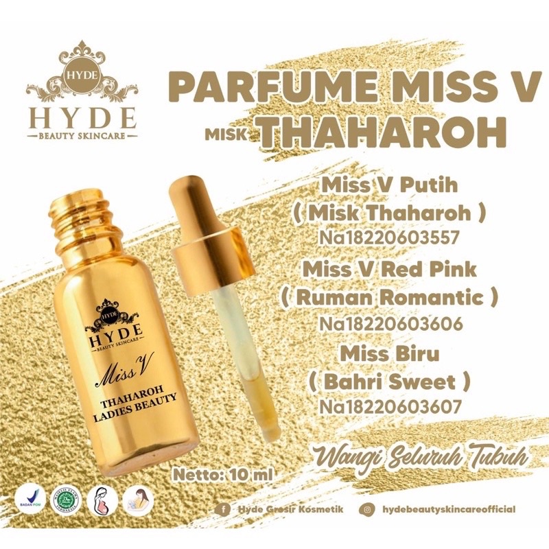 MISS V MISK THAHARAH BPOM HYDE BEAUTY SKINCARE