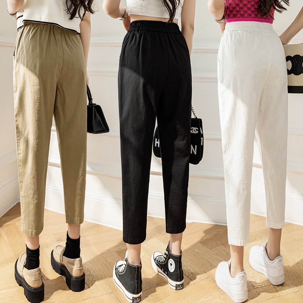 KARAKOREA 525 Linen Long Pants/Celana Linen/Celana Kantor