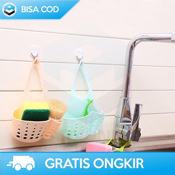 GANTUNGAN WASTAFEL WADAH SPONS CUCI PIRING GANTUNG MULTIFUNGSI PVC