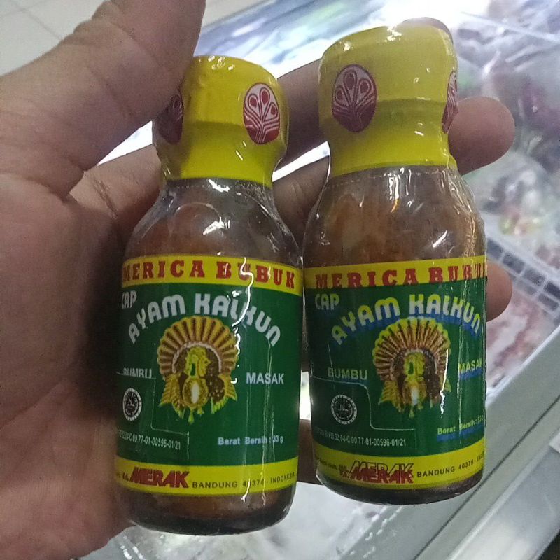 Ayam Kalkun Merica Bubuk 33G (Botol Kaca)