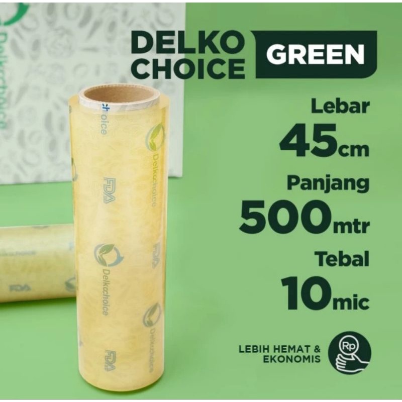 Plastik Wrapping Makanan Premium Delkochoice 45cmx500m