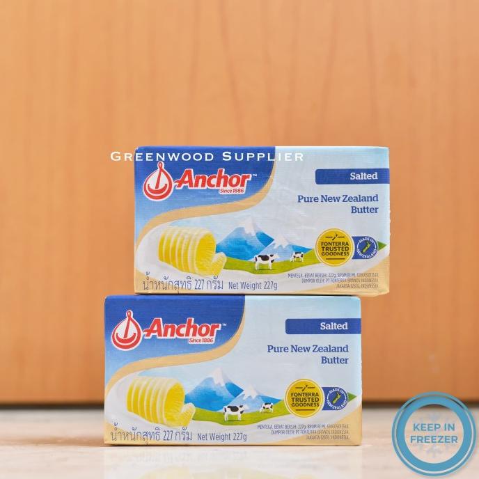 

Anchor Salted Butter 227 Gram TERLARIS TERPERCAYA ORIGINAL