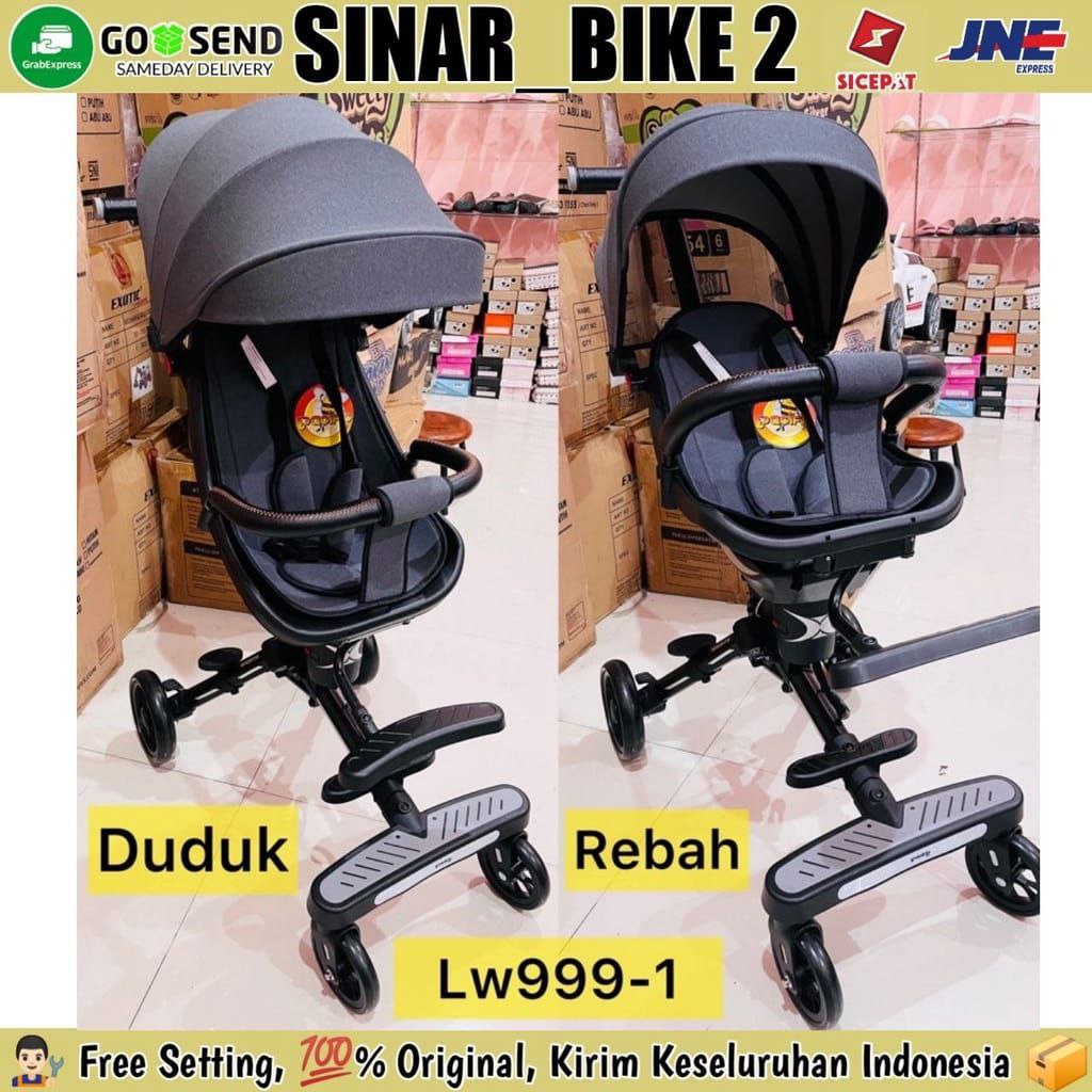 Magic Stroller Exotic  LW-999-1 ,129 Kereta Dorong Bayi Pakai Kanopi