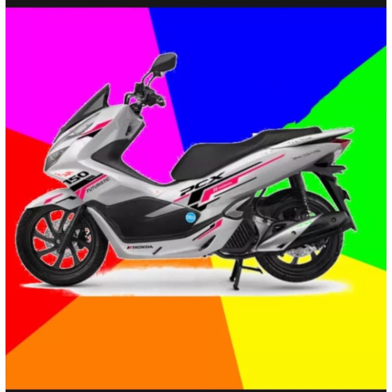 Stiker motor PCX sticker custom sticker cutting stiker keren terbaru