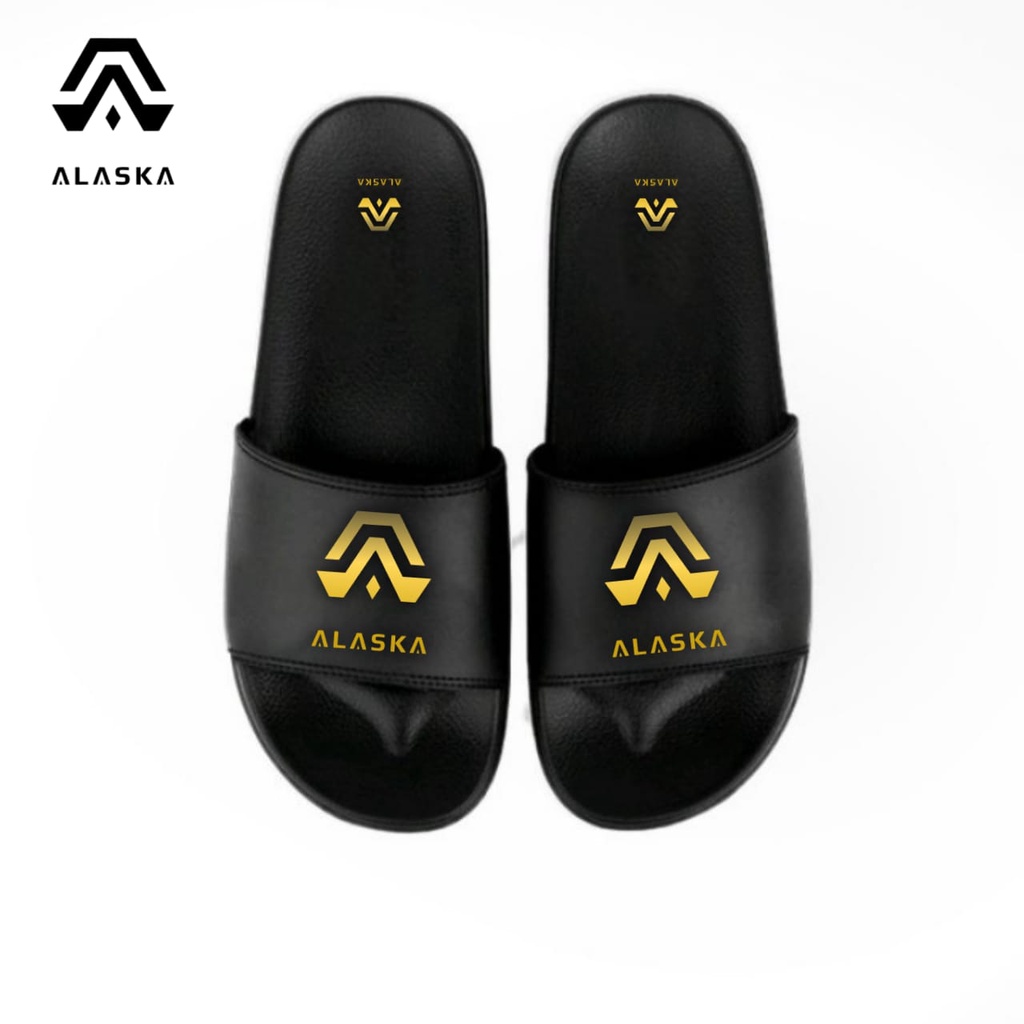 Sandal Slop Pria Dewasa Kekinian Sandal Slippers Sendal Pria Alaska