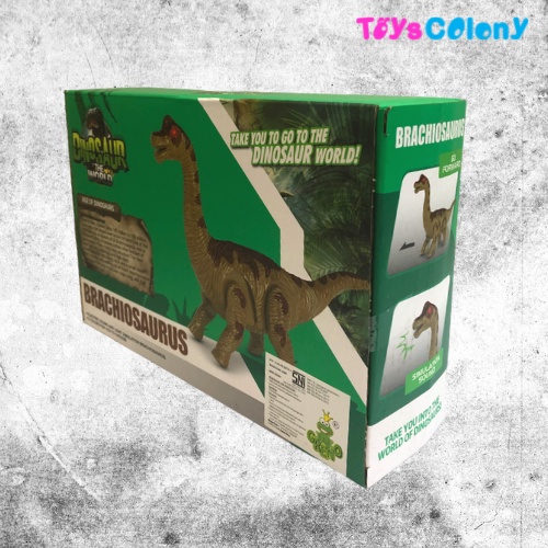 Dinosaurus The World - Brachiosaurus Bisa Jalan Ada Lampu Dan Bersuara