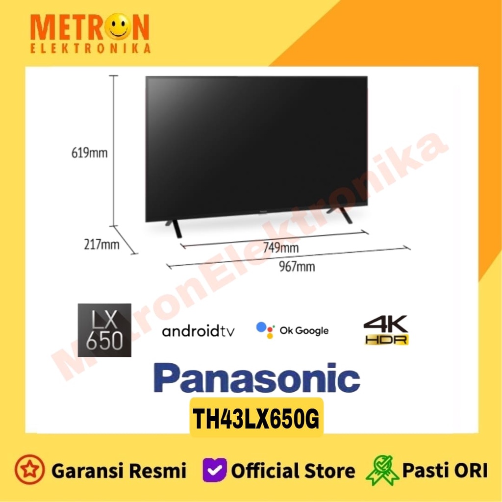 PANASONIC TH 43 LX 650 G - 43 IN 4K UHD ANDROID TV