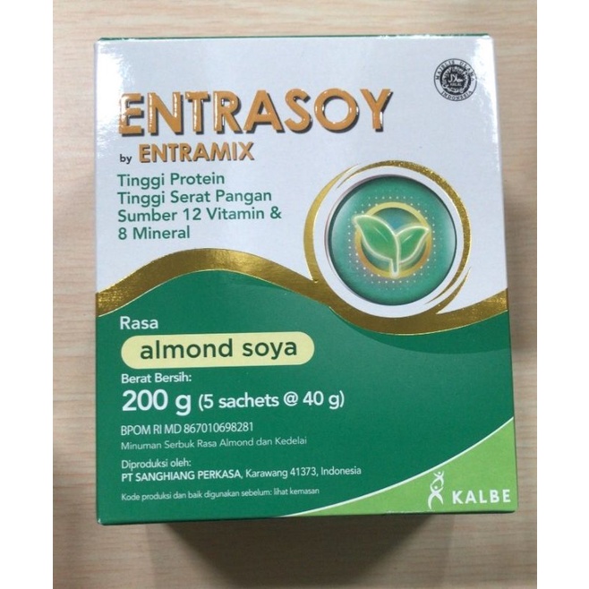 

ENTRASOY Nutrisi Soya untuk yg alergi /intoleran laktosa susu sapi