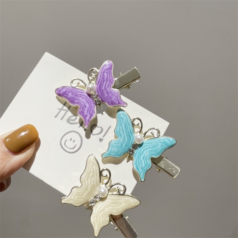 Kualitas Tinggi Klip Logam Klip Kupu-Kupu Jepit Rambut Klip Samping Duckbill Klip Hiasan Kepala Untuk Perempuan Yang Indah