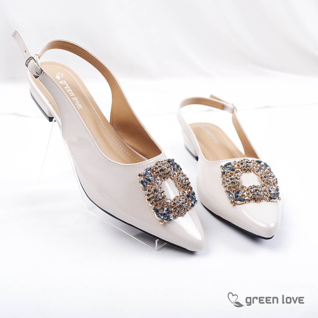 Green Love Sepatu Heels ANASTASIA