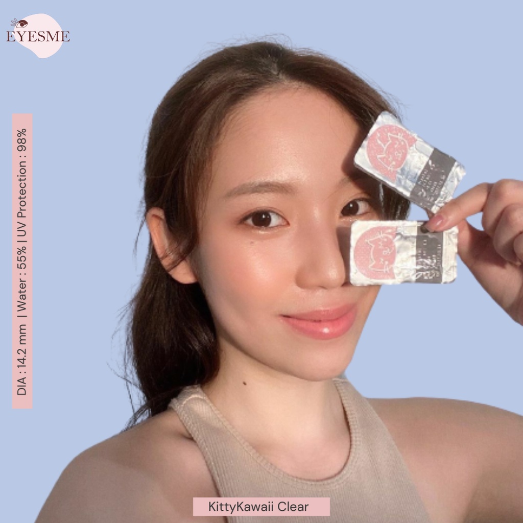 COD[✅]EYESME Softlens KittyKawaii Crystal Bening