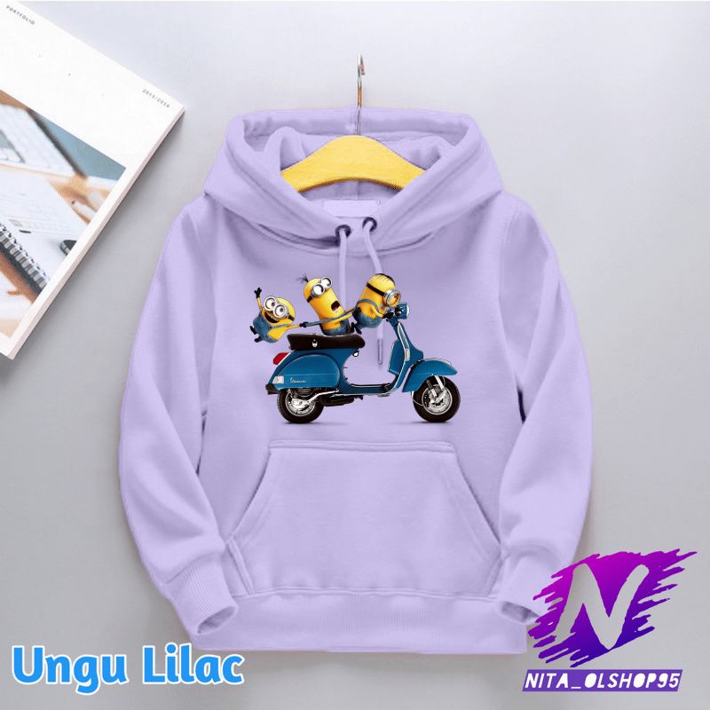 hoodie anak minions vespa