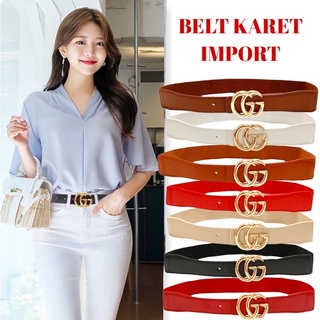 BELTSHOP NEW TALI PINGGANG WANITA/IKAT PINGGANG KARET IMPORT 00850-00856