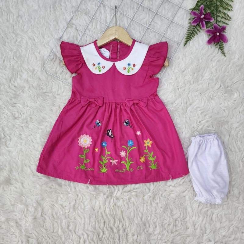 Baju bayi perempuan stelan dres RABBIT baby girl