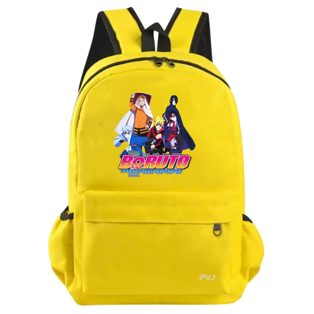 PVJ - Tas Ransel Anak Sekolah Laki-laki SD Gambar Motif Boruto