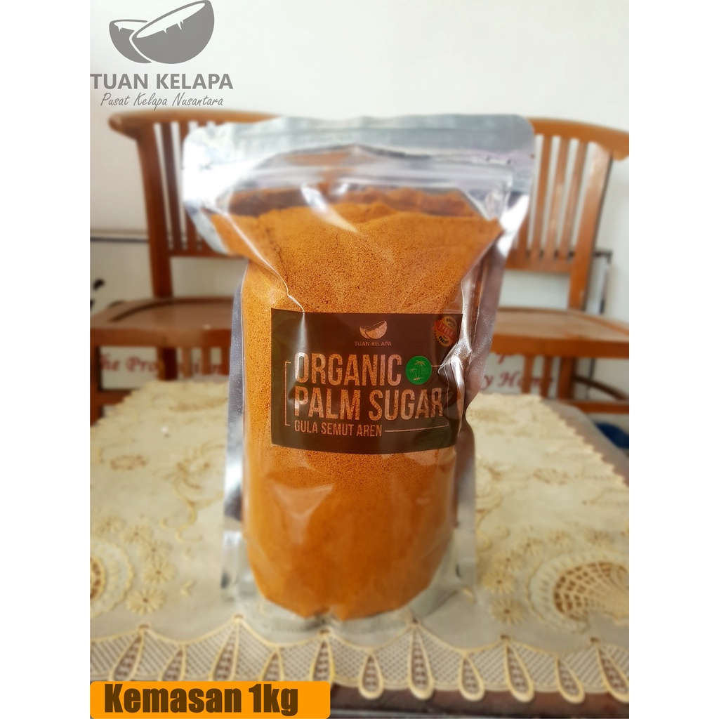 

Gula Semut Aren Bubuk Organik 1kg / Organic Palm Sugar Export Quality / Tuan Kelapa