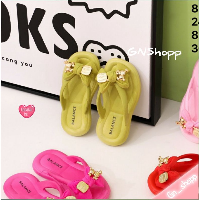 30-35 Sandal Anak Perempuan Jepit Balance Pita 8001 9001