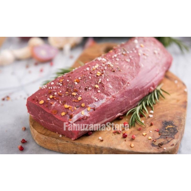 

TENDERLOIN SAPI / HAS DALAM 1 KG PREMIUM FRESH DAN HALAL