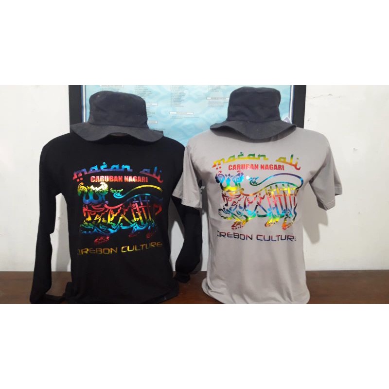 Kaos Macan Ali sablon foil