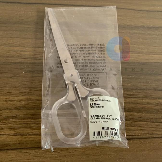 

MUJI Clear Scissors Gunting 15.5 cm