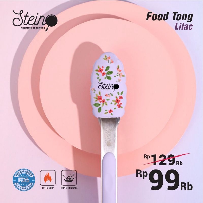 Stein Cookware Food Tong Premium Penjepit Makanan