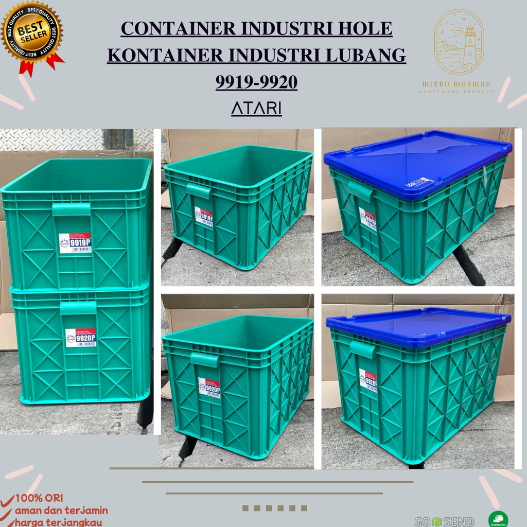 Keranjang Industri Container Box Industri Keranjang Serbaguna ATARI  9919 P 9920 P Kontainer Box