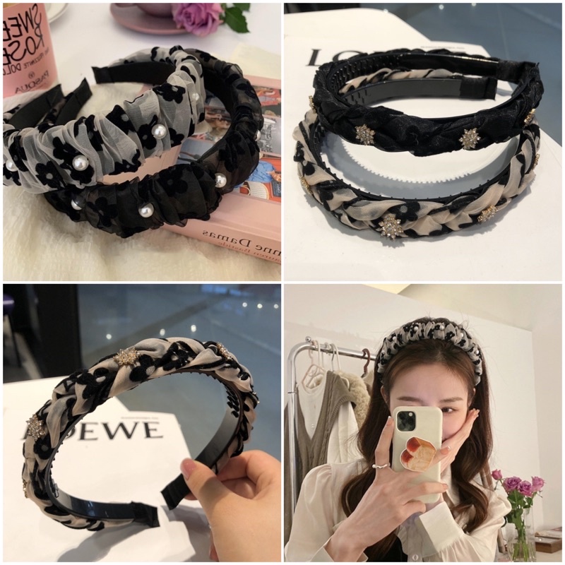 Bando -40 Womens Headband Twist Hairband Bow Knot Cross Cloth Hair Band