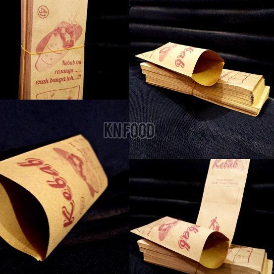 

✓ Dus Kantong Kebab coklat Kecil isi 100 pcs Stok Special