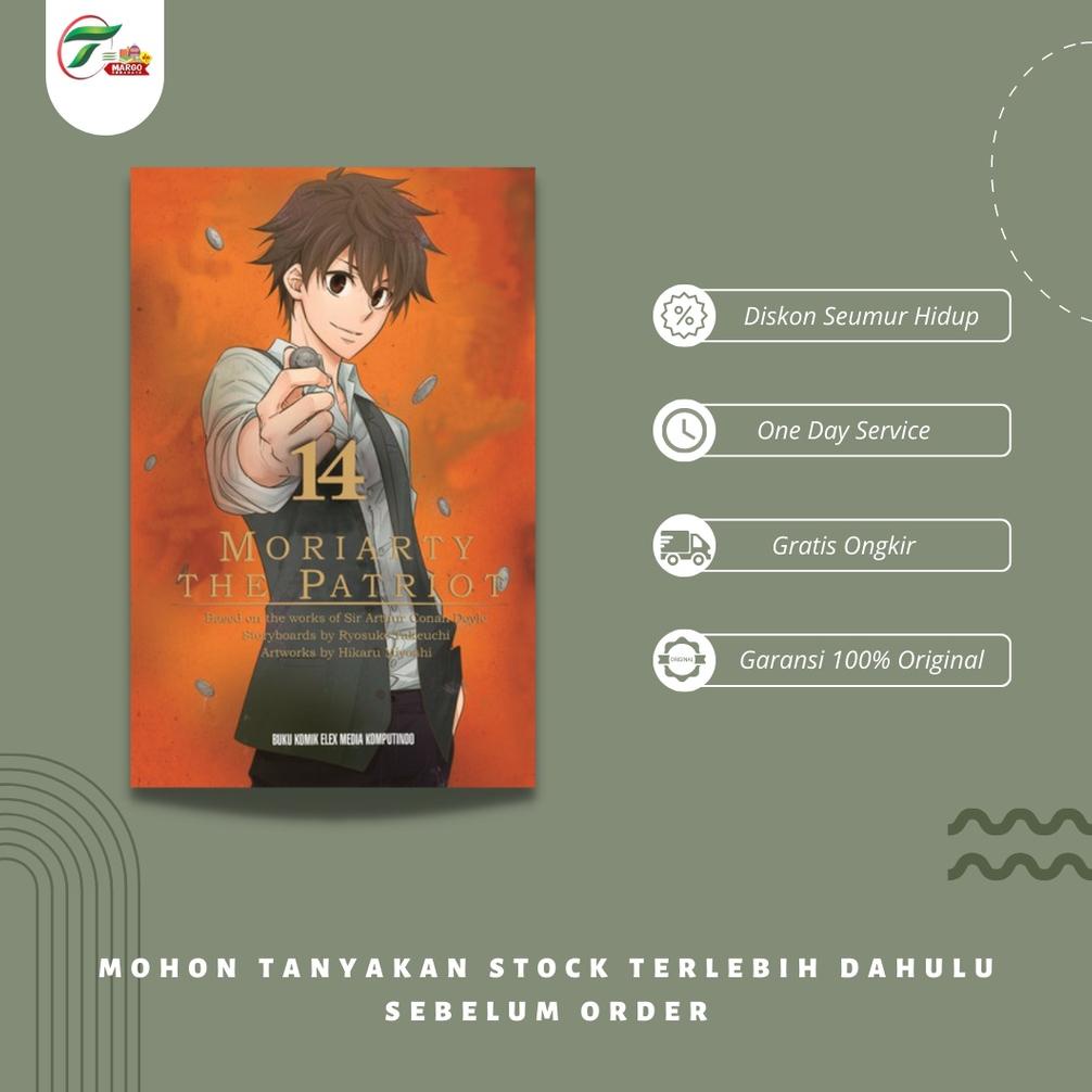 BISA COD SIAP KIRIM  READY  KOMIK MORIARTY THE PATRIOT 1 2 3 4 5 6 7 8 9 10 11 12 13 14 - RYOSUKE TA