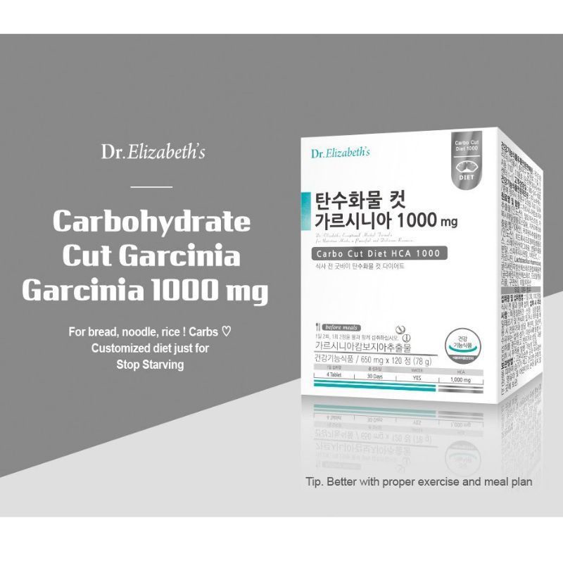

Dr.Elizabeth - Carbohydrate Cut Diet Garcinia HCA 1000 (Day)