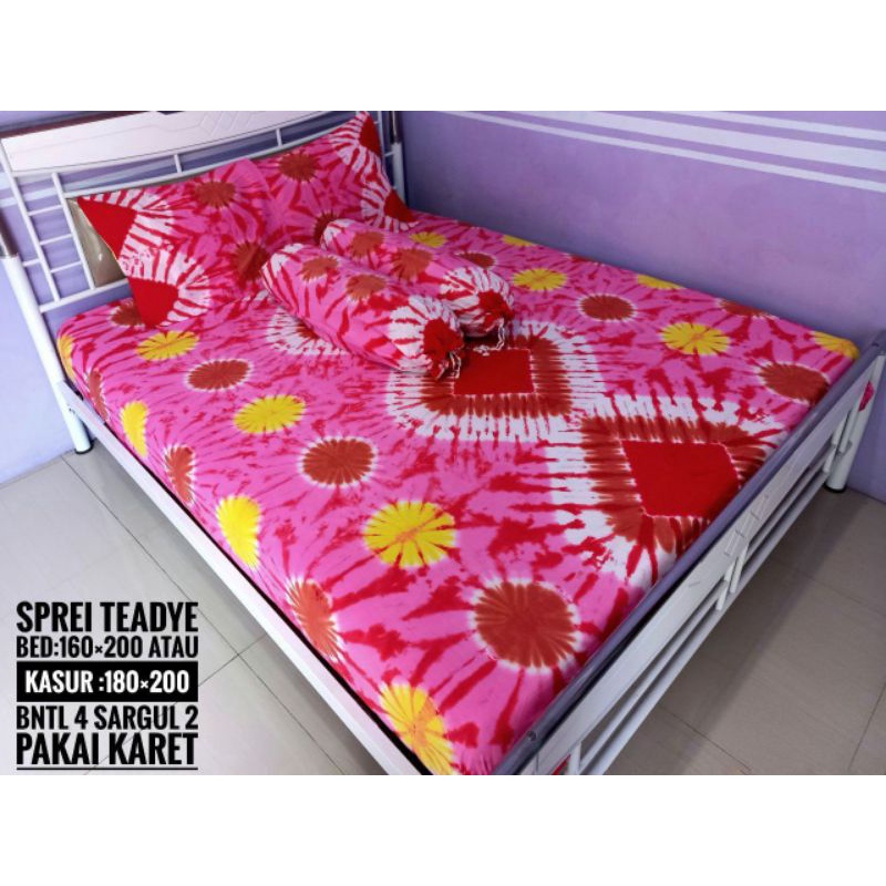 Sprei Batik Katun Ukuran 160 x 200 dan 180 x 200 sesuai gambar bahan adem alus tebal real pict